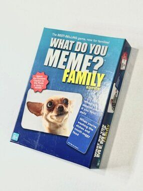 WHAT DO YOU MEME? FAMILY EDITION Complete Game 365 Cards & Easel Ages 8+ 2020
